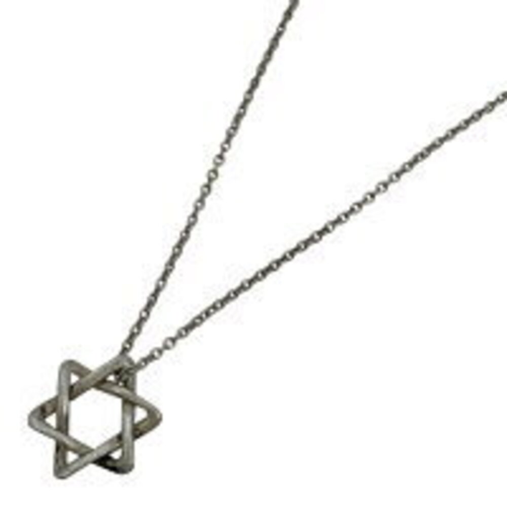 Tiffany Co Star of David Necklace Sterling Silver